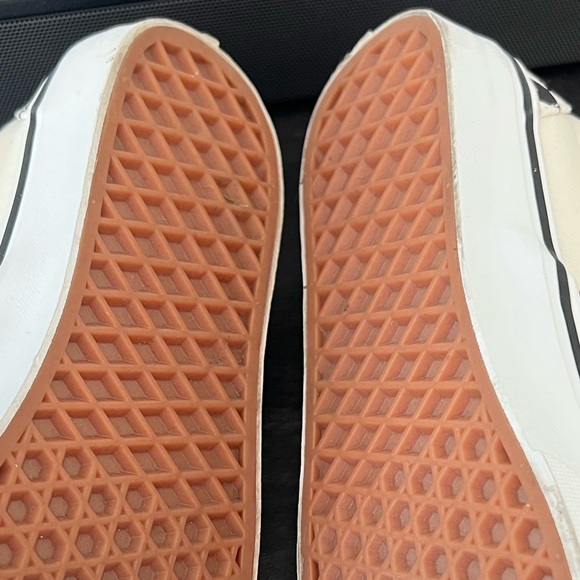 Vans Black and White Checkerboard Slip-Ons with Studs - Picture 3 of 7